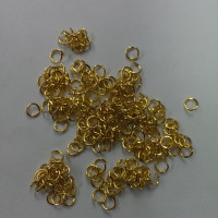  Колечки золотистые яркие 0.3 мм